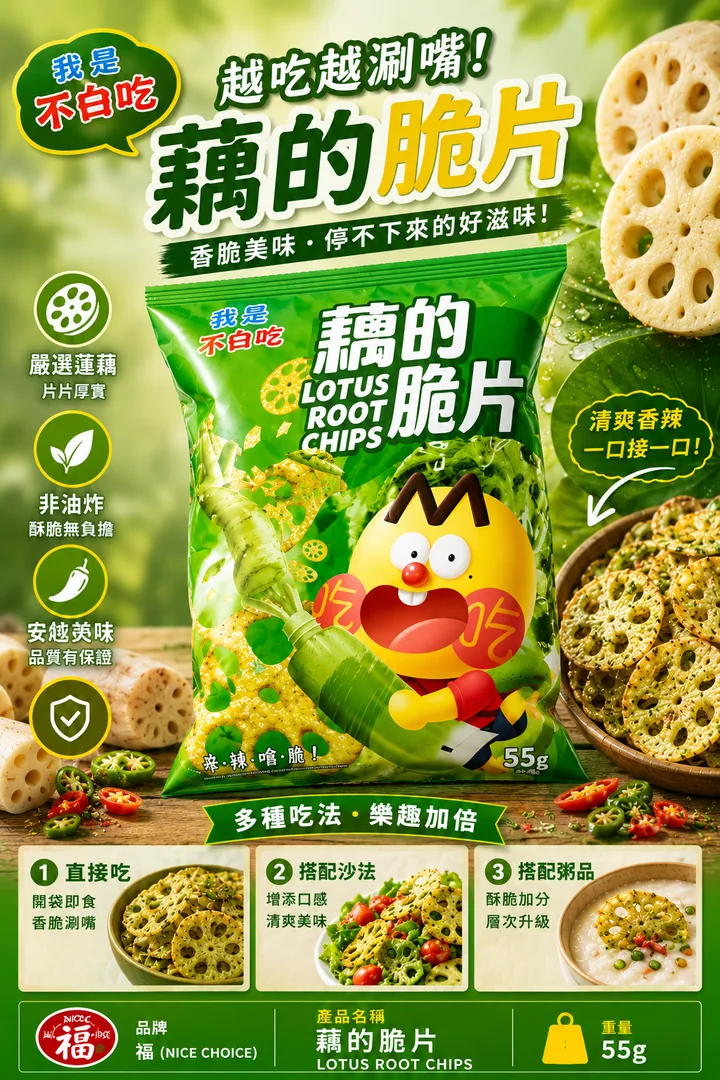 Lotus root crisps