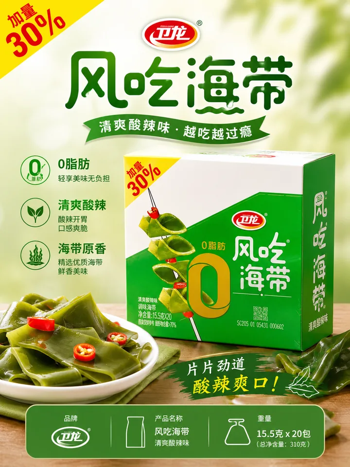 衛龍風吃海帶－清爽酸辣味 product photo